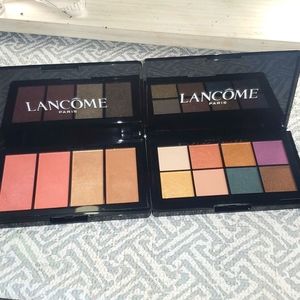 Lancome eyeshadow pallet and face